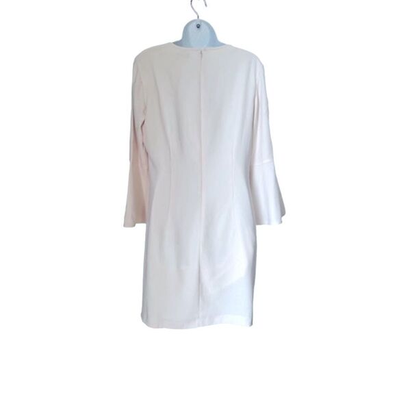 Club Monaco Larchye Ivory Flare Sleeve Shift  lined Sake Dress sz 6 - Picture 5 of 8